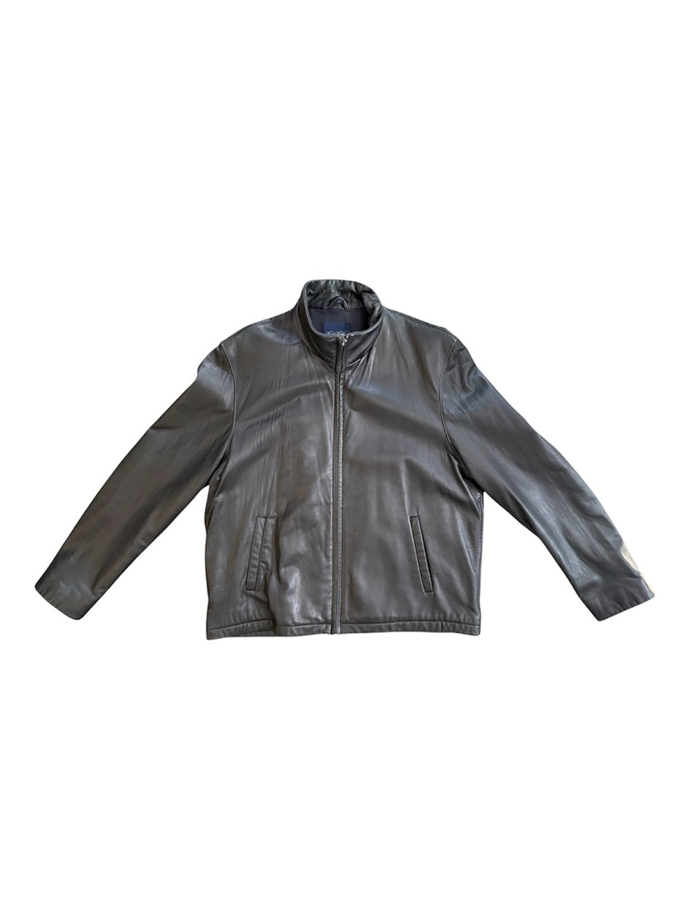 Classic Brooks Brothers Leather Jacket Vintage Y2K